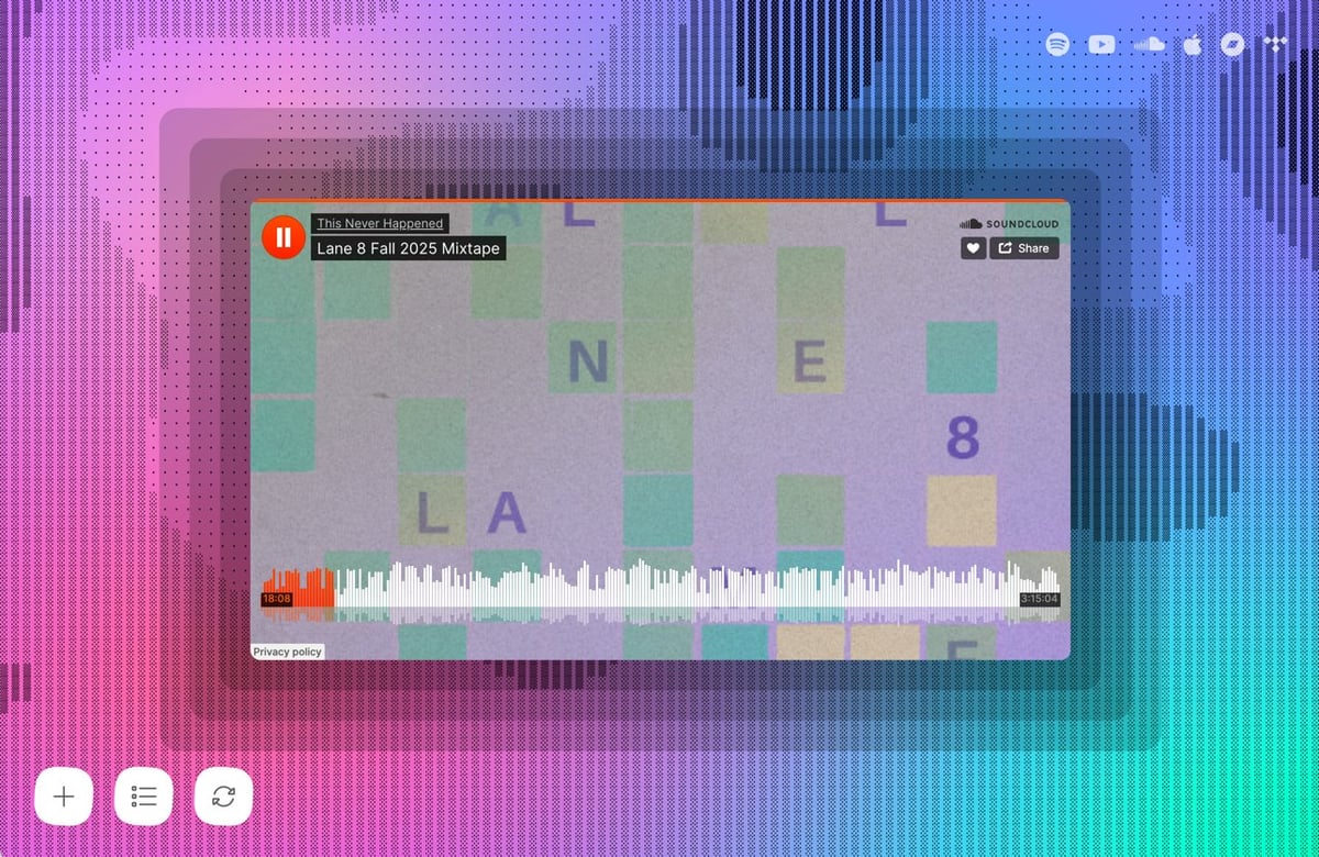 Underscore music player