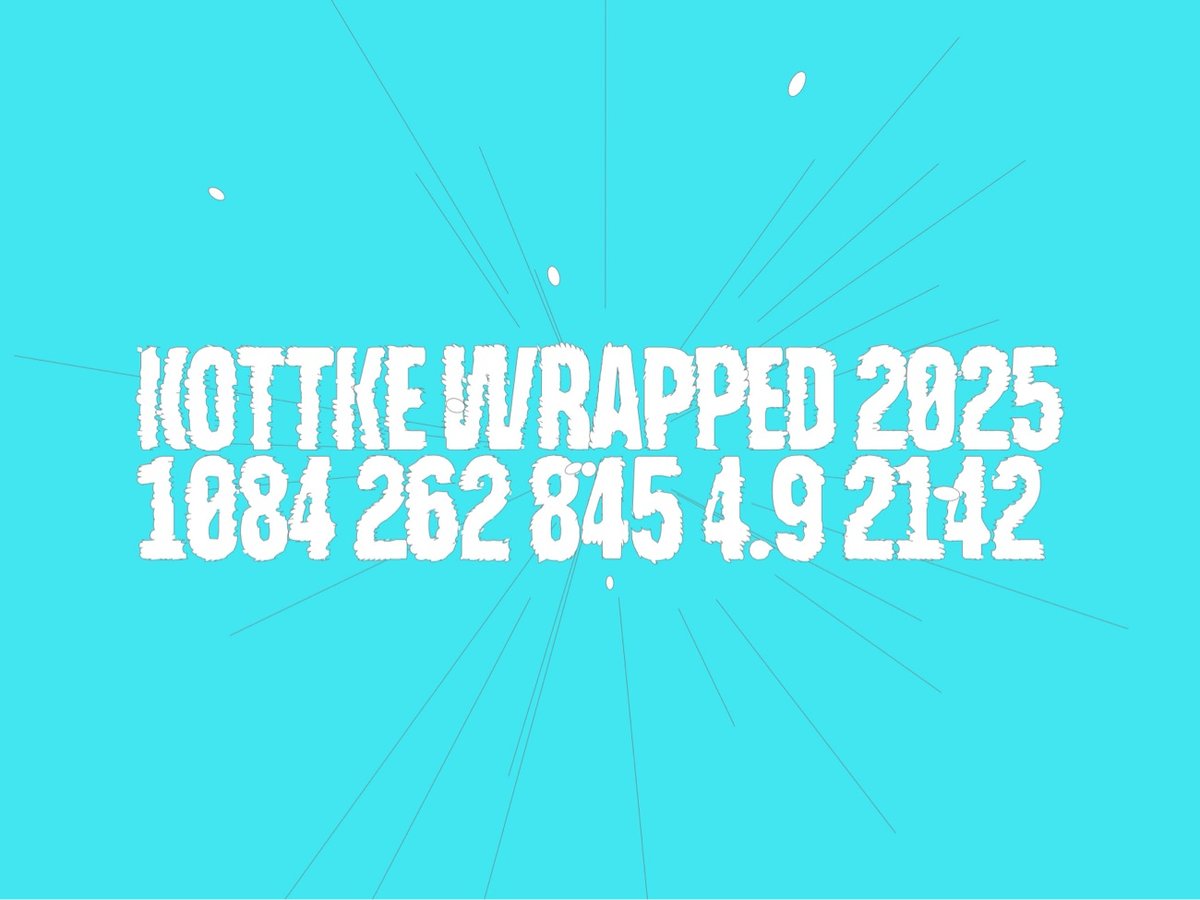 Kottke Wrapped 2025
