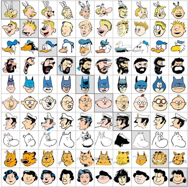 100 Comic Characters