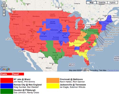 Cable Coverage Map