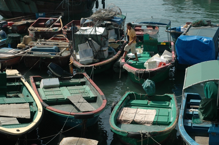 Harbor in Cheung Chau