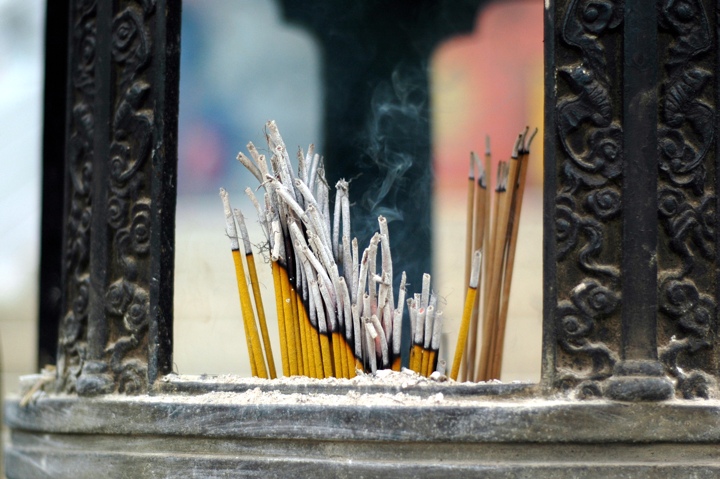 Incense at Po Lin