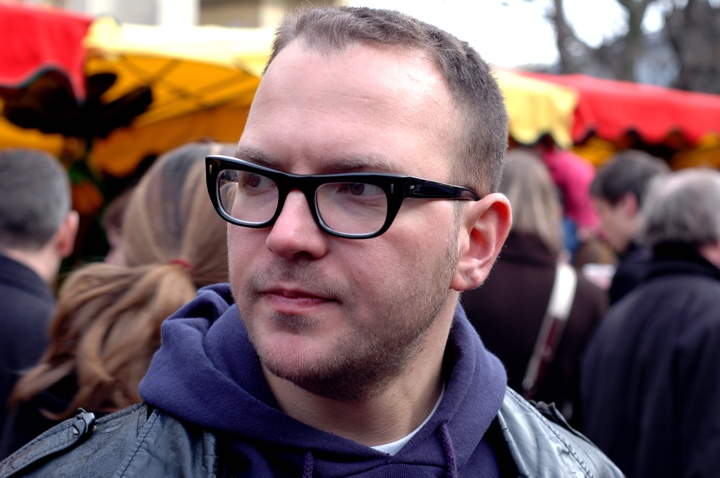 Cory Doctorow in Borough Market