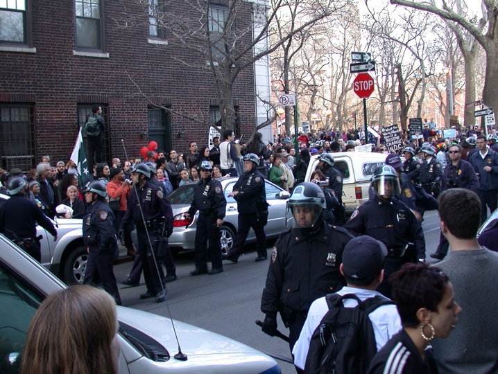 Here come the police