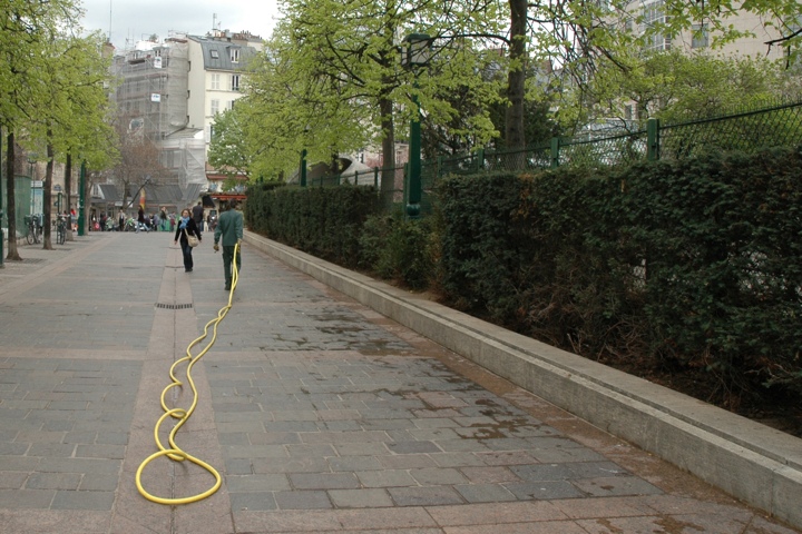 Man with a hose