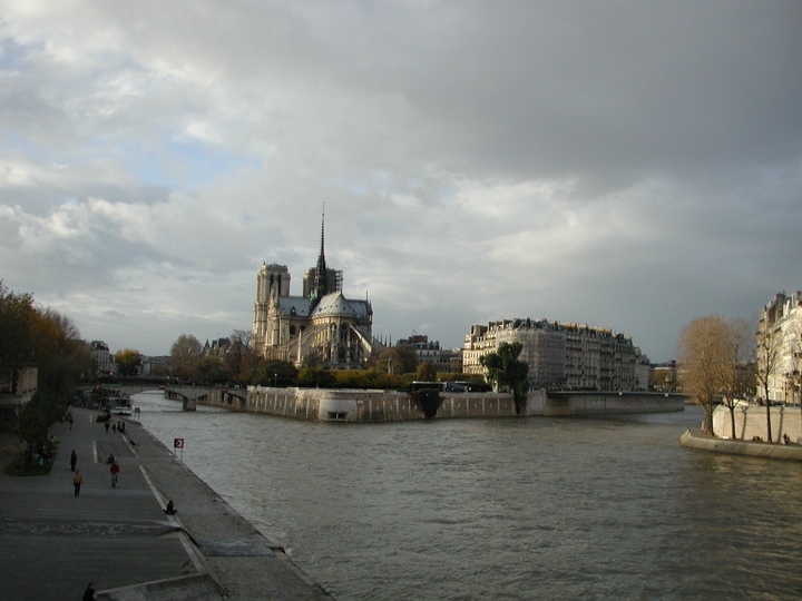 A view of the Ile de la Cite