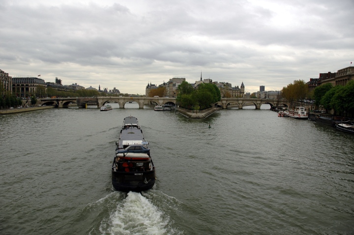 Barge on the Seine