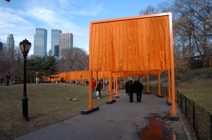 People enjoying The Gates