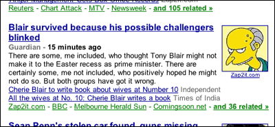 Tony Blair as Mr. Burns