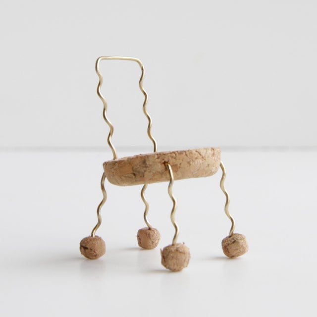 Champagne cork chair