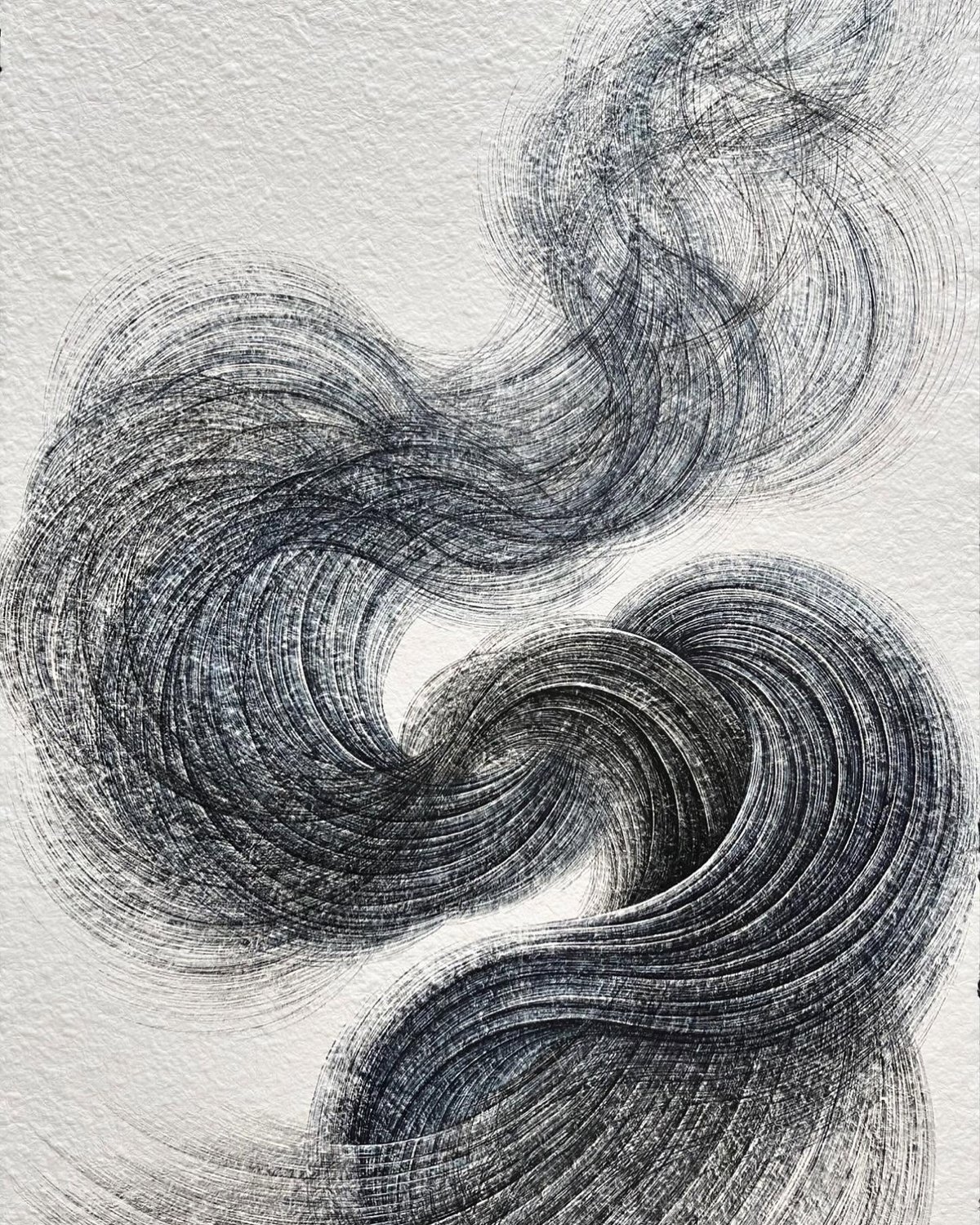 black and white swirling lines