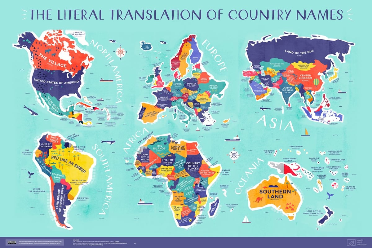 Literal World Map