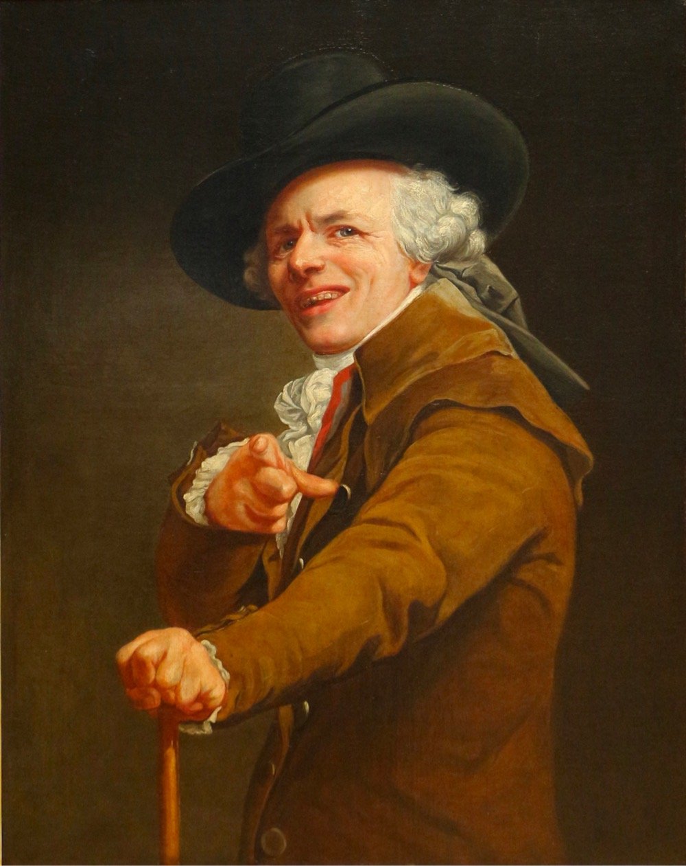 self-portrait by Joseph Ducreux