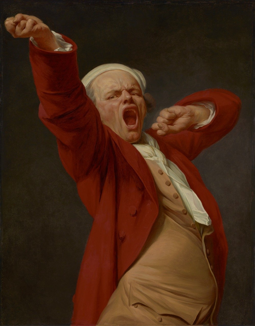 self-portrait by Joseph Ducreux