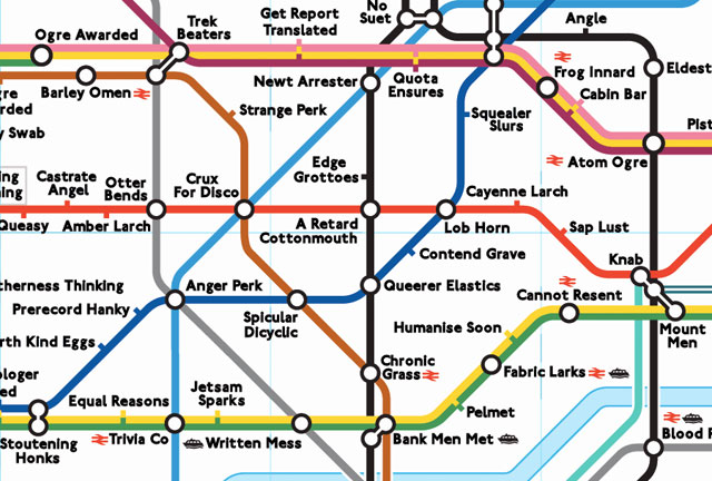 Anagram London Tube Map