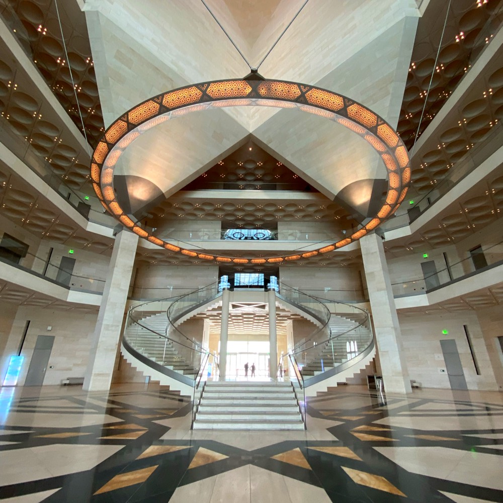 Main atrium of the Museum of Islamic Art in Doha, Qatar