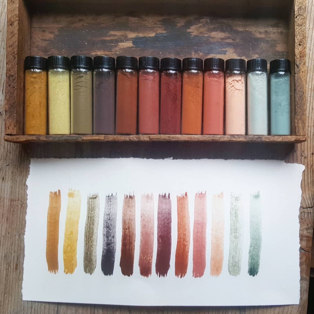 Colour palette, from Heidi Gustafson's Instagram