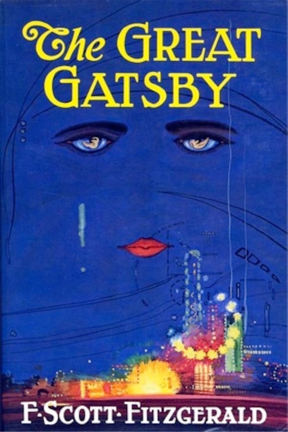 book cover for The Great Gatsby