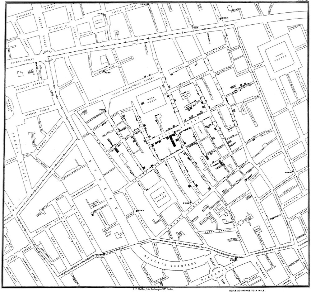 John Snow Cholera Map