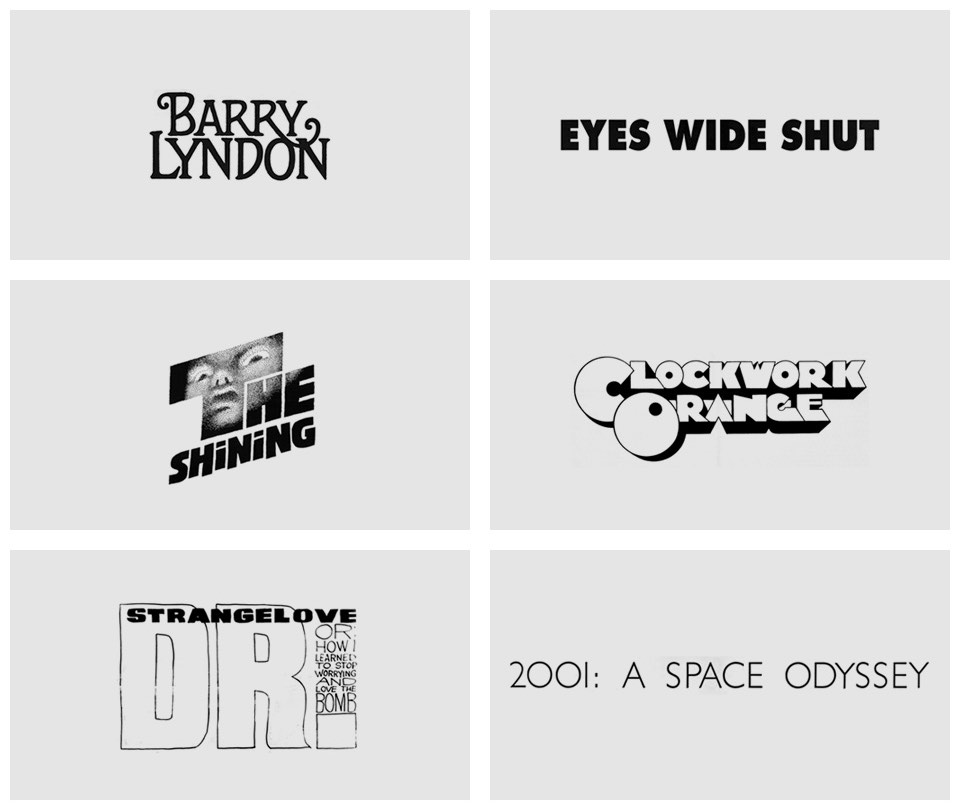 Kubrick Typography