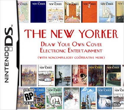 The New Yorker Draw Your Own Cover Electronic Entertainment