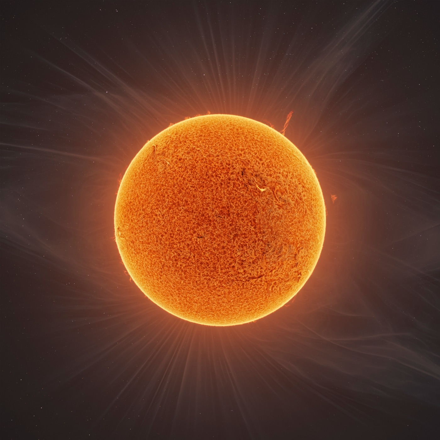 astounding image of the Sun